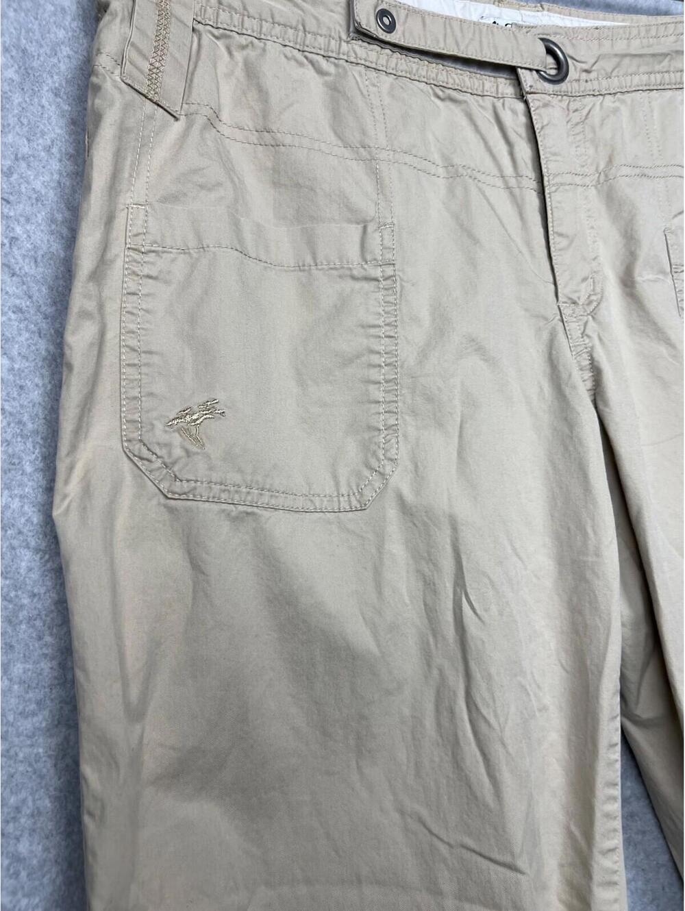 Columbia Capris Cargo Pants Womens 12 Lightweight Khaki Outdoor Sports Casual - Picture 11 of 13